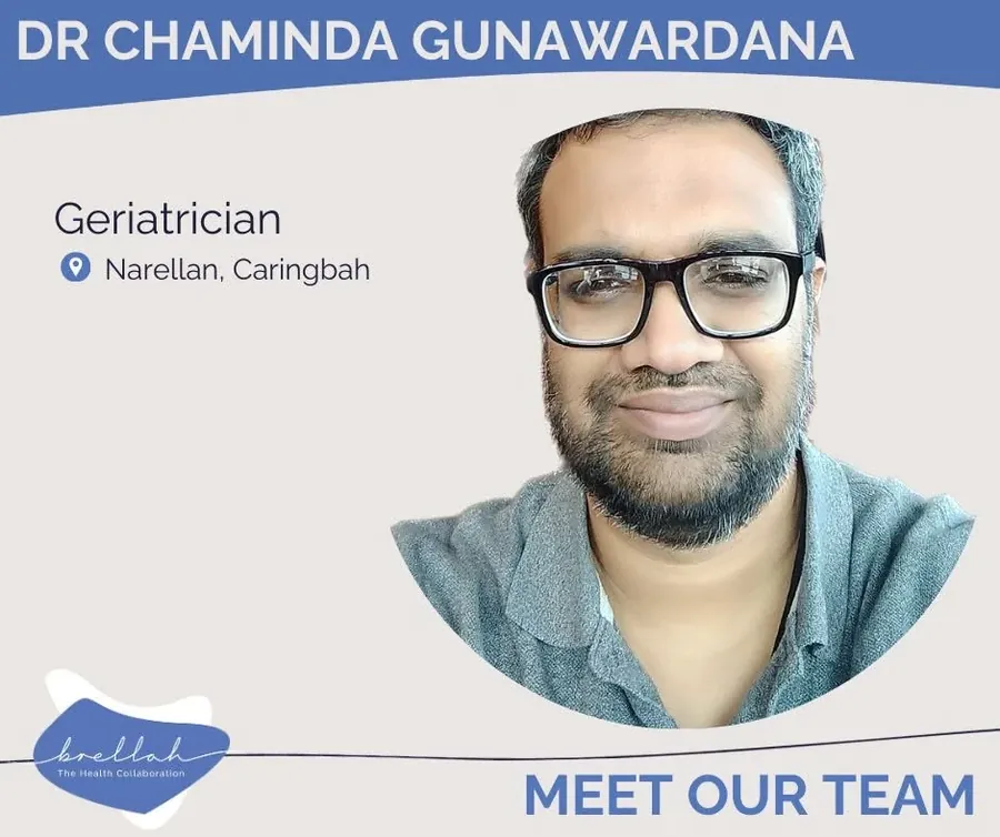 Dr Chaminda Gunawardana, geriatrician